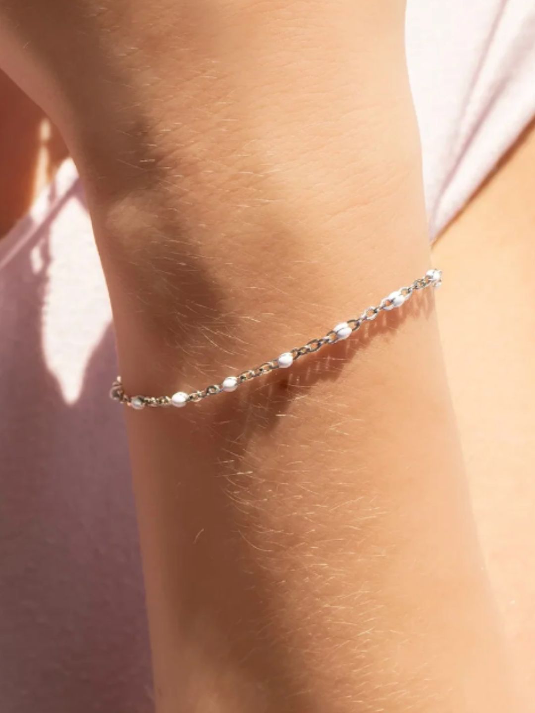 White Confetti Bracelet