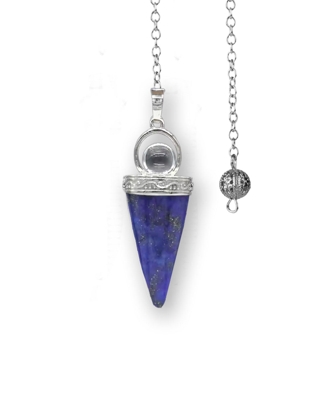 Scalar Infused Pendulum Lapis Lazuli & Quartz