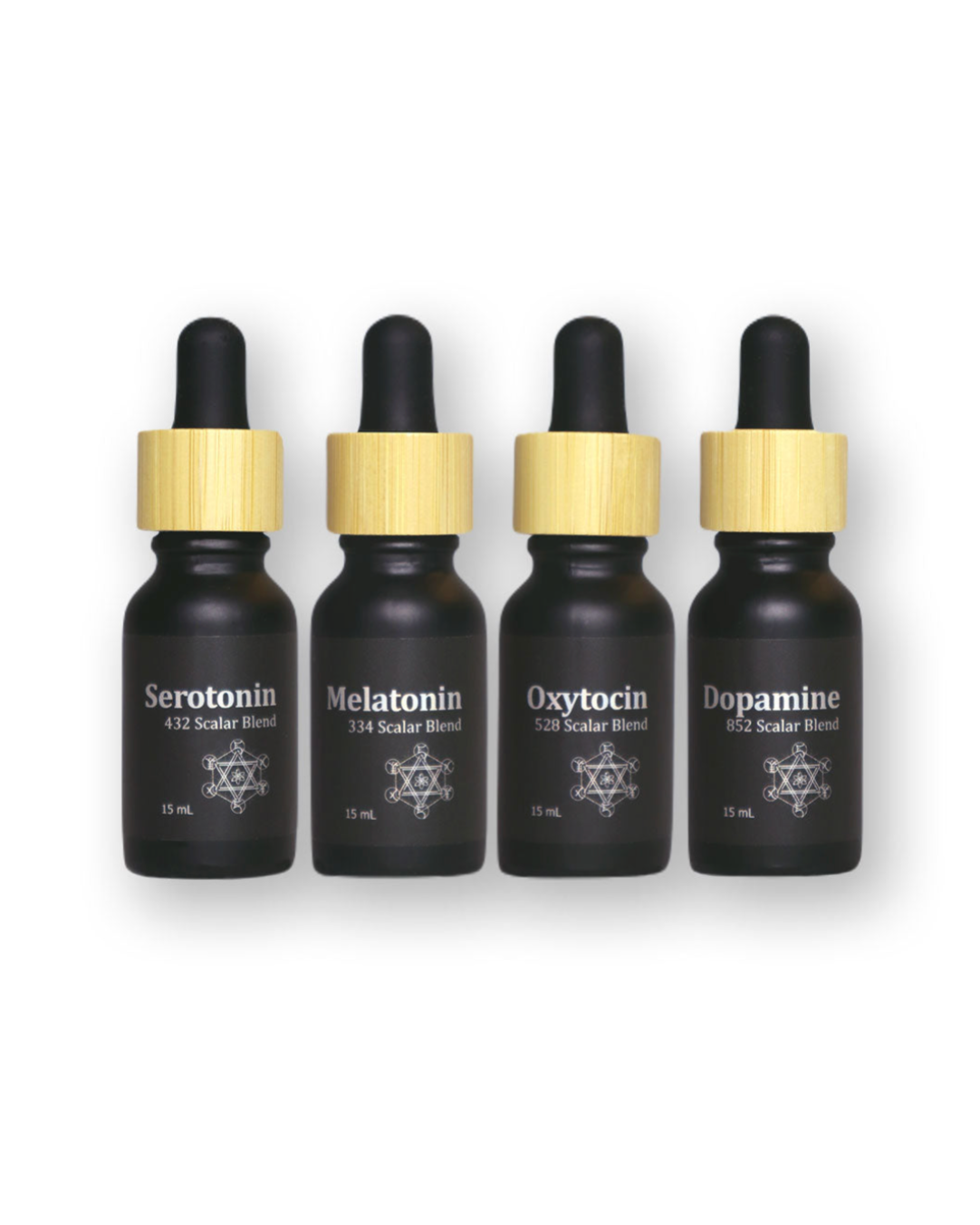 Frequency Coded Essential Oil Set of 4 + Free Ascend Emotion Mini Course
