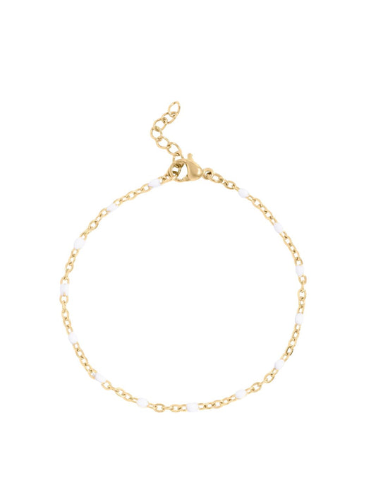 White Confetti Bracelet