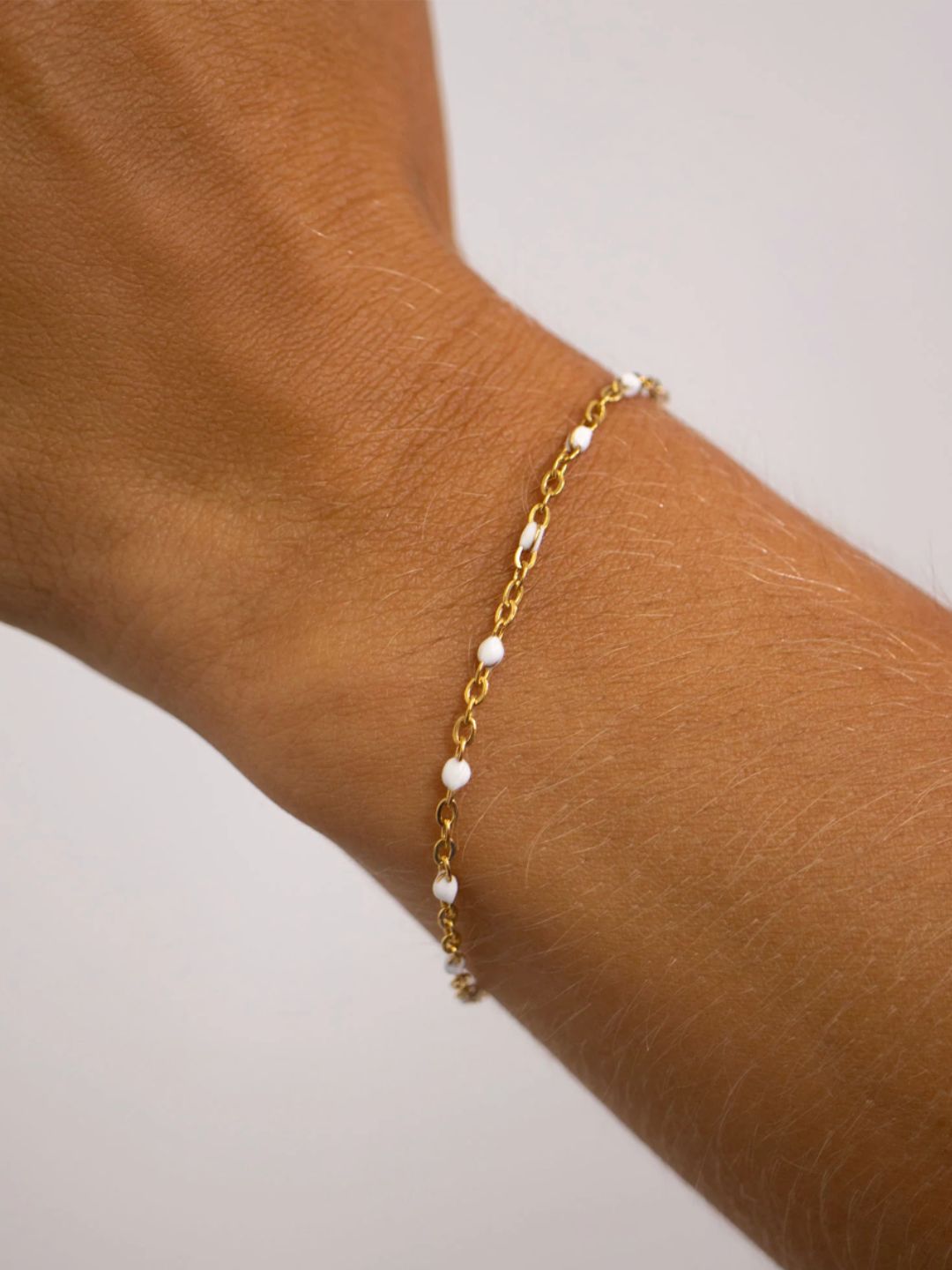 White Confetti Bracelet