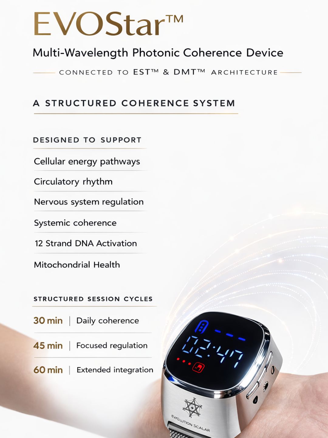 EvoStar BioFrequency Watch COMING SOON